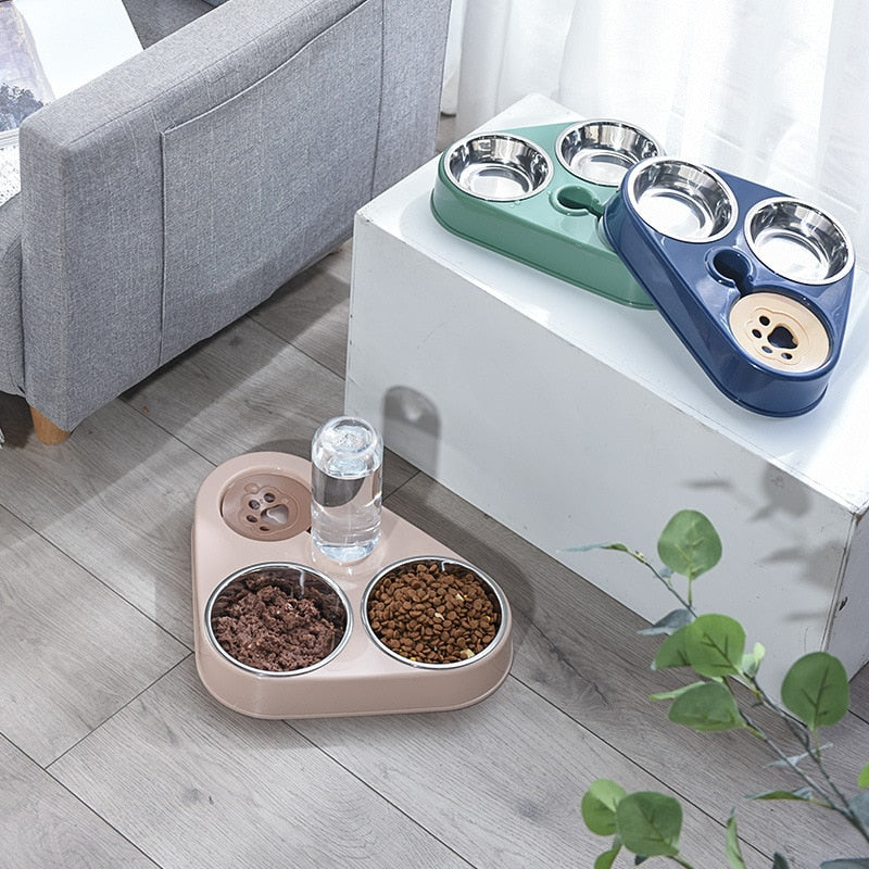 3In1 Pet Dog Cat Food Bowl
