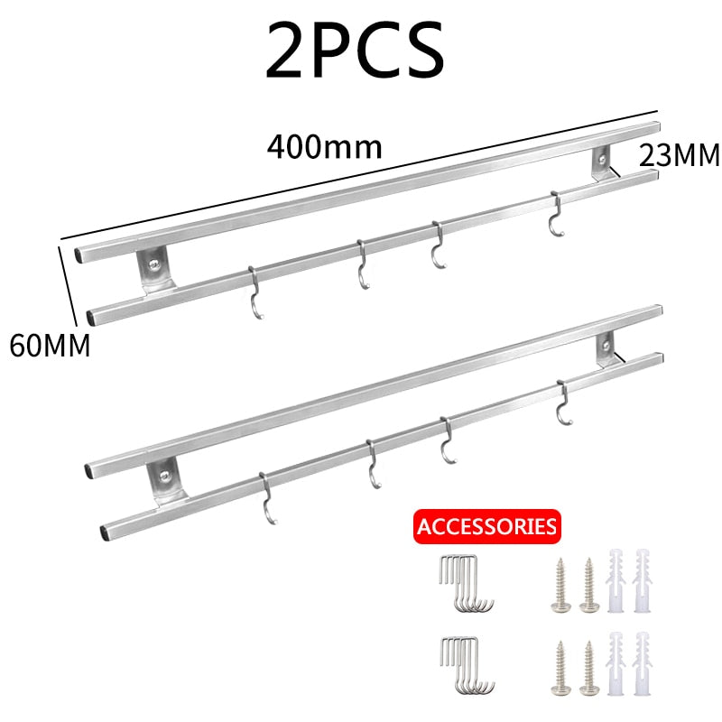 Wall-Mounted Dual Installation Knife Strip