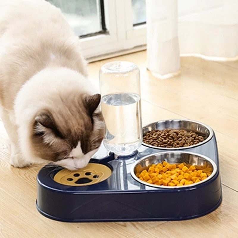 3In1 Pet Dog Cat Food Bowl