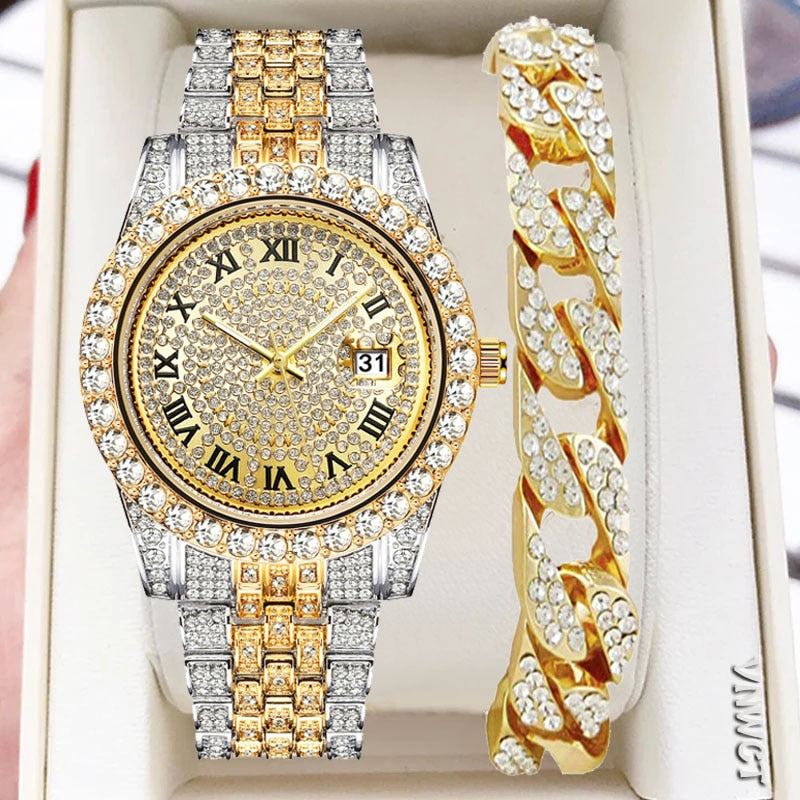 Luxury Rhinestone Unisex Watches