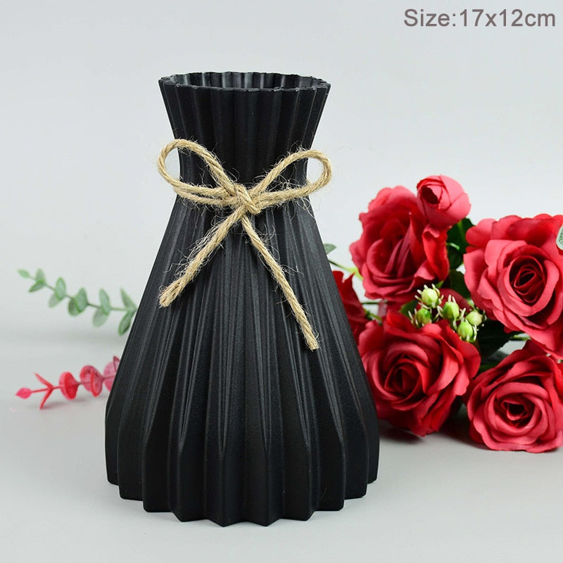 Modern Flower Vase Plastic Bouquet