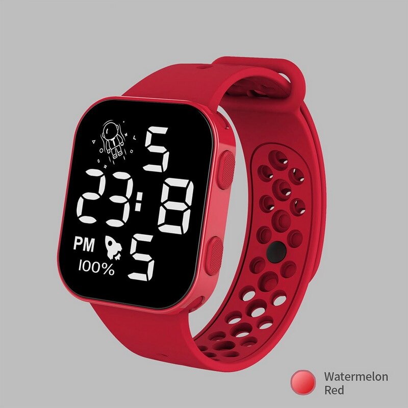 Silicone  LED Digital Watch