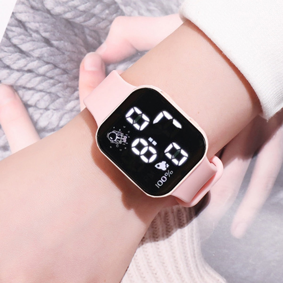 Silicone  LED Digital Watch