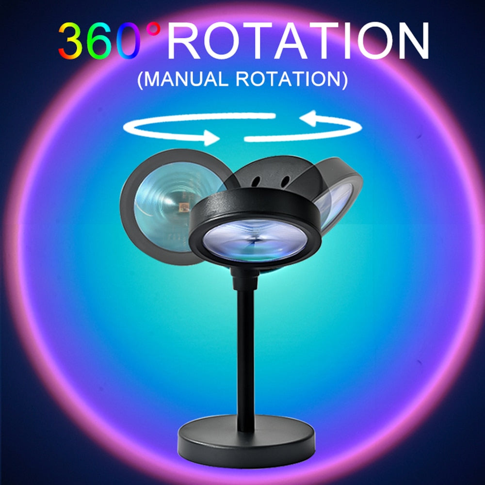 Sunset  LED Rainbow Neon Night