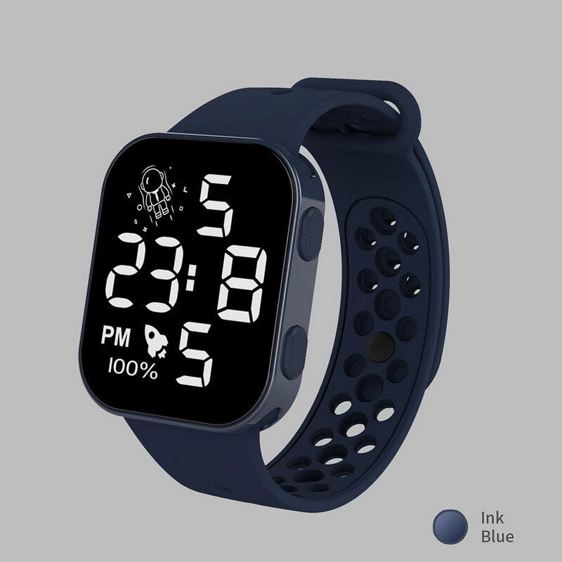 Silicone  LED Digital Watch