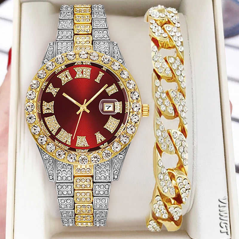 Luxury Rhinestone Unisex Watches