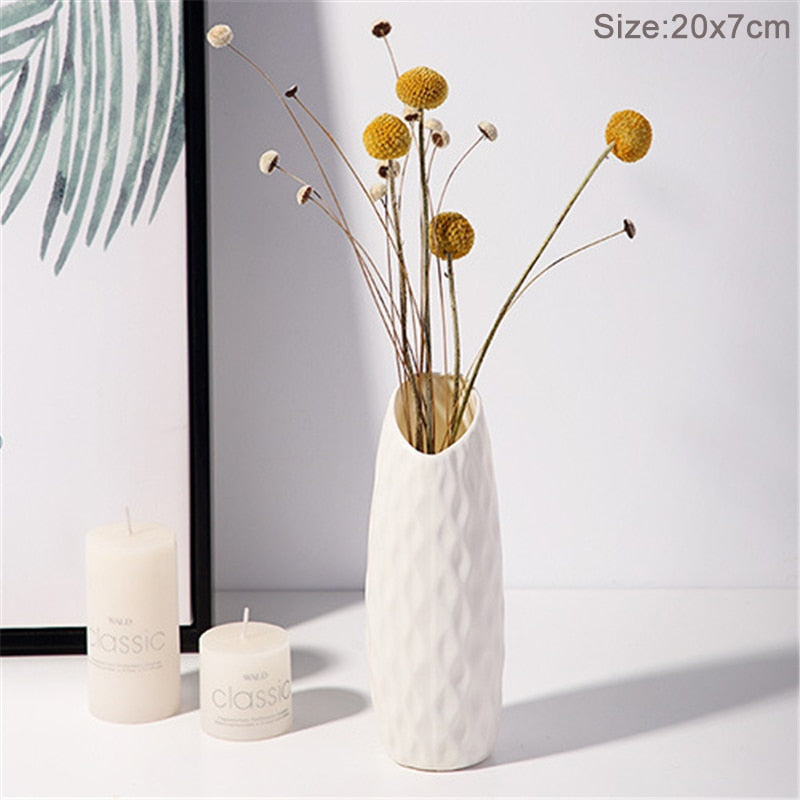Modern Flower Vase Plastic Bouquet