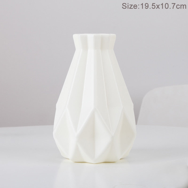 Modern Flower Vase Plastic Bouquet