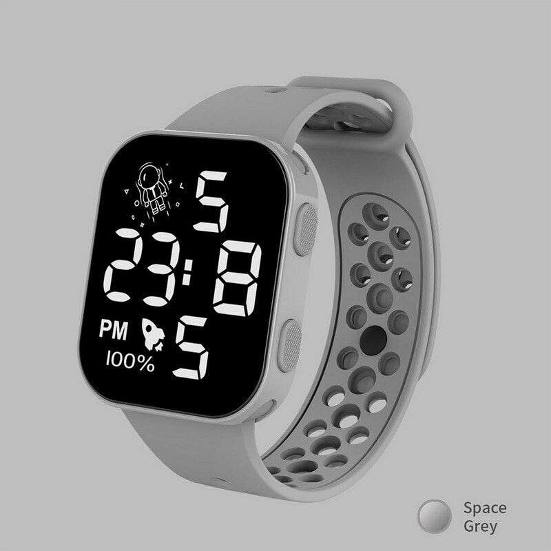 Silicone  LED Digital Watch