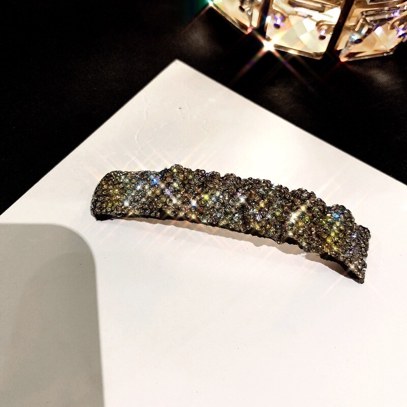 Shiny Full Rhinestone Silver Headbands