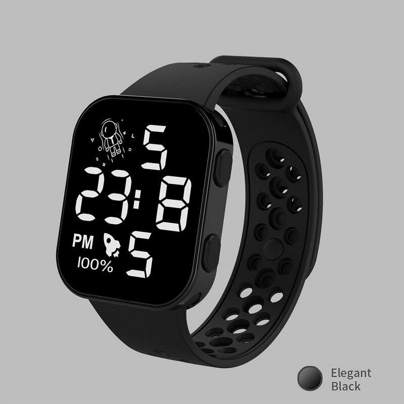 Silicone  LED Digital Watch