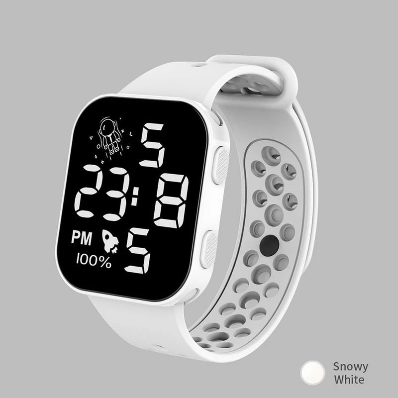 Silicone  LED Digital Watch