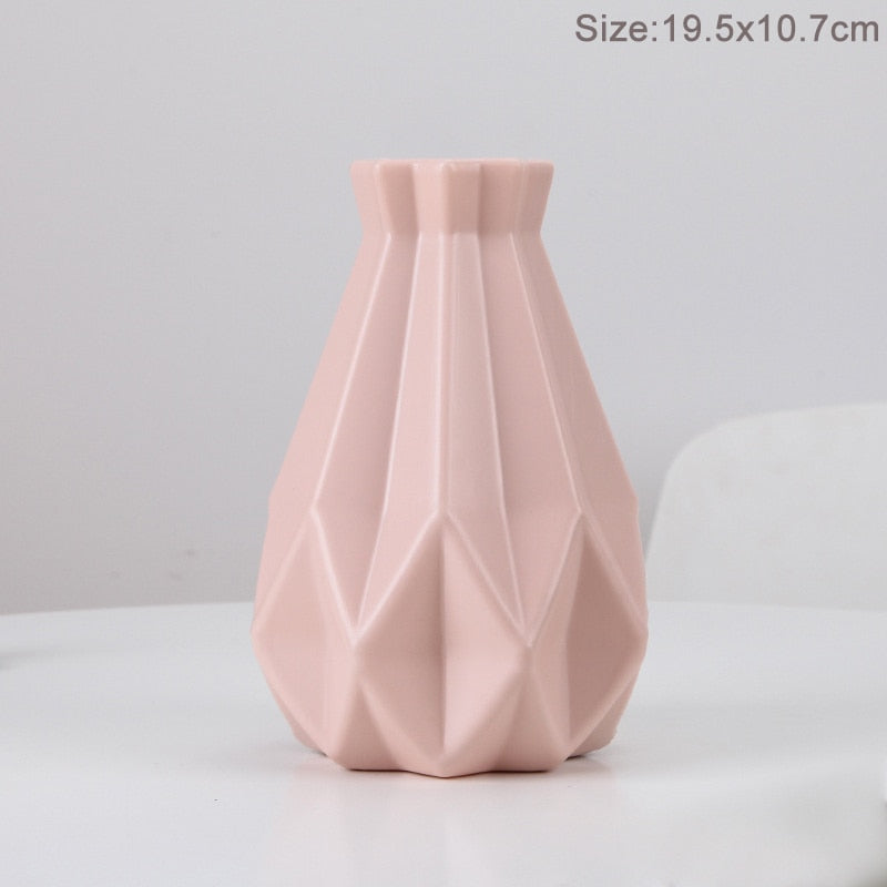 Modern Flower Vase Plastic Bouquet