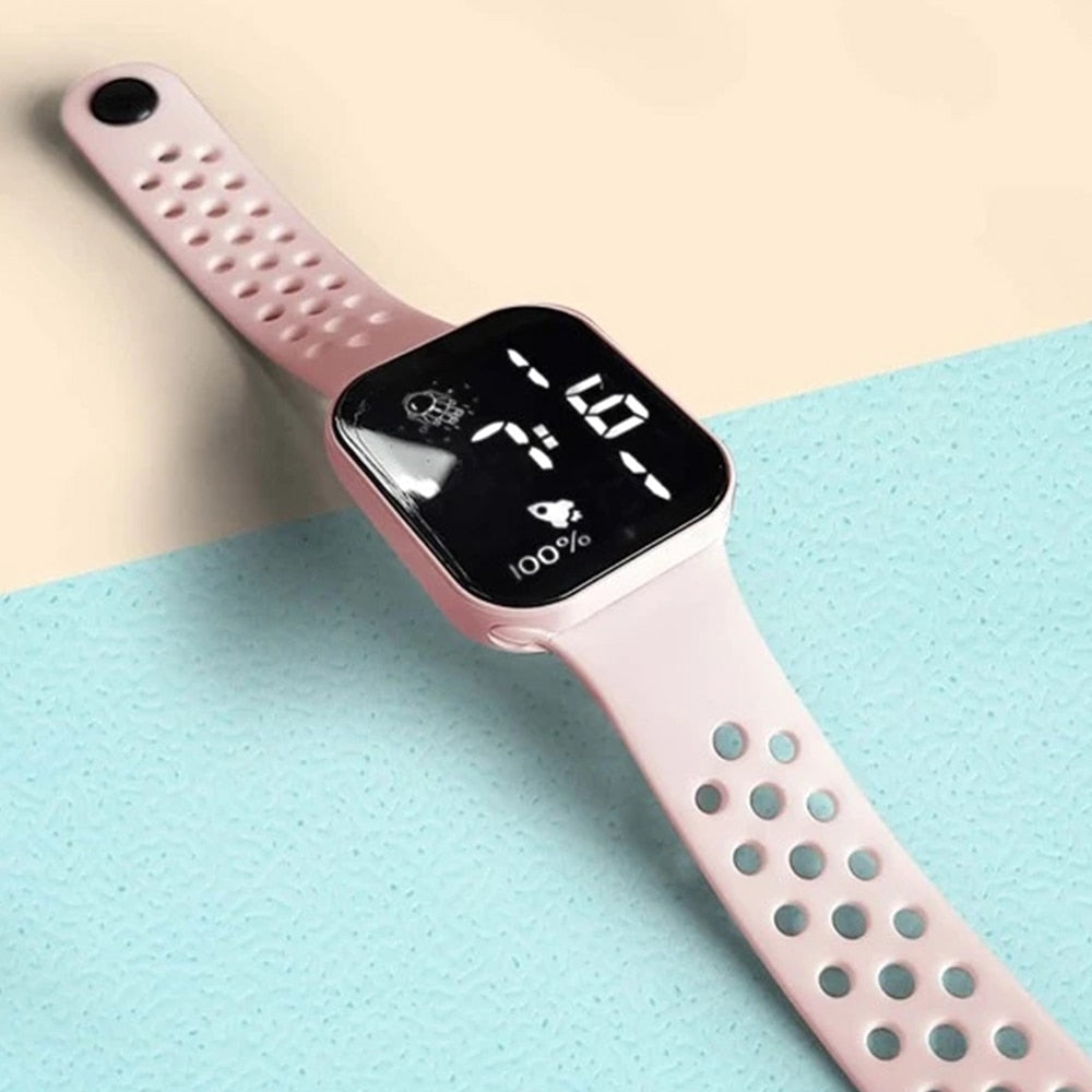 Silicone  LED Digital Watch