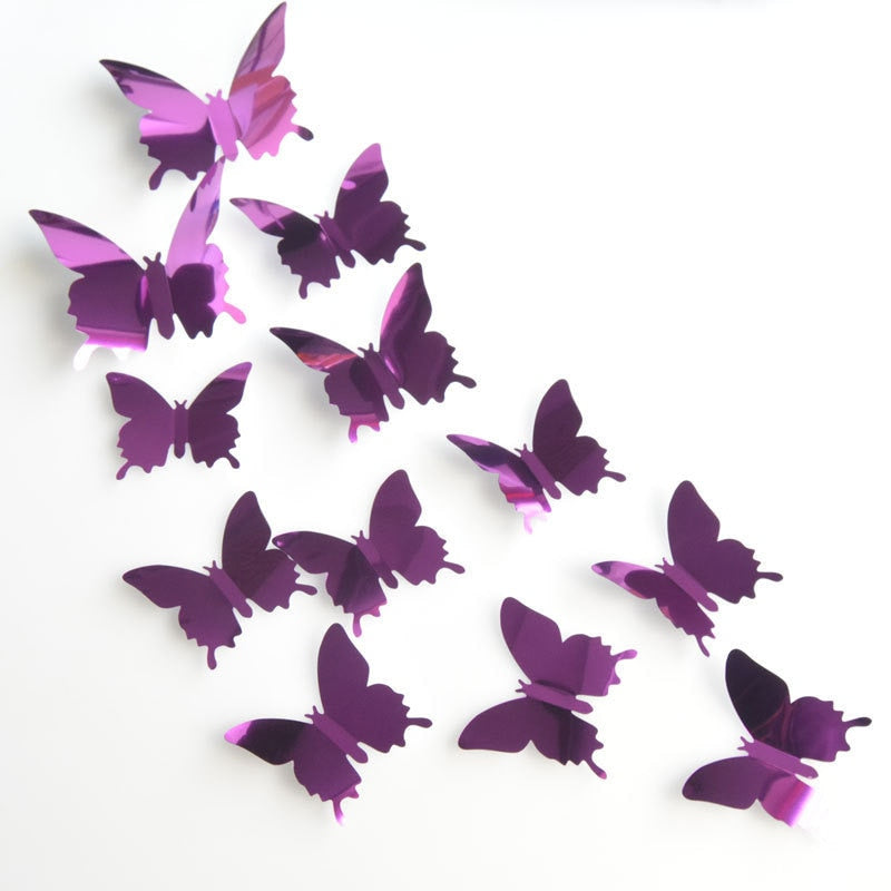 Butterfly Mirror Wall Stickers