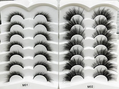 Natural 3D Mink False Eyelashes