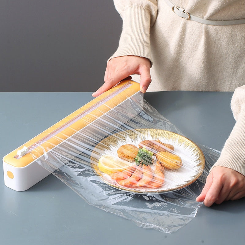 2in1 Plastic Wrap Dispenser Cling