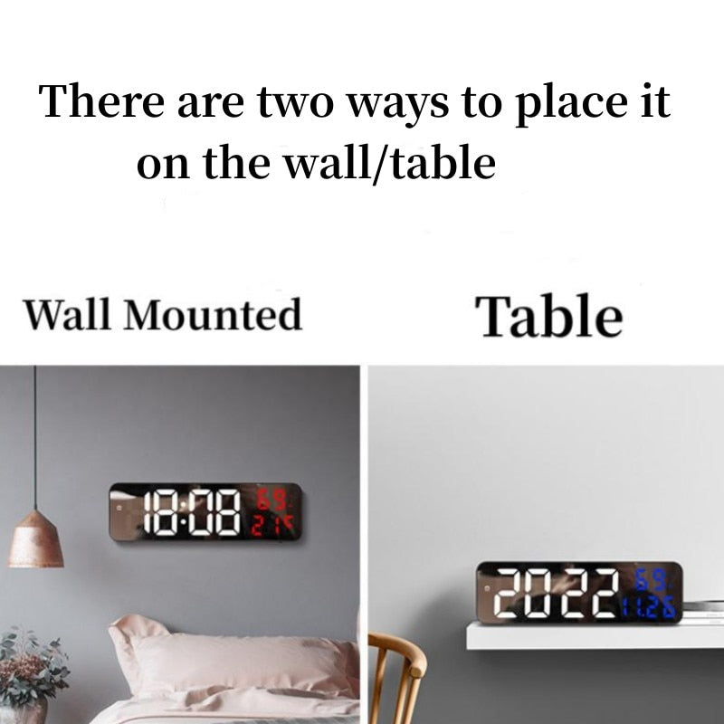 9 Inch Large Digital Wall Clock