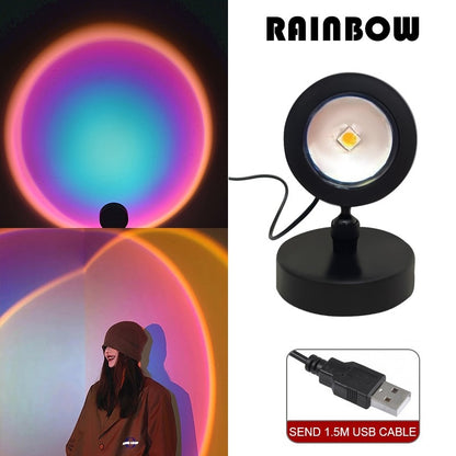 Sunset  LED Rainbow Neon Night
