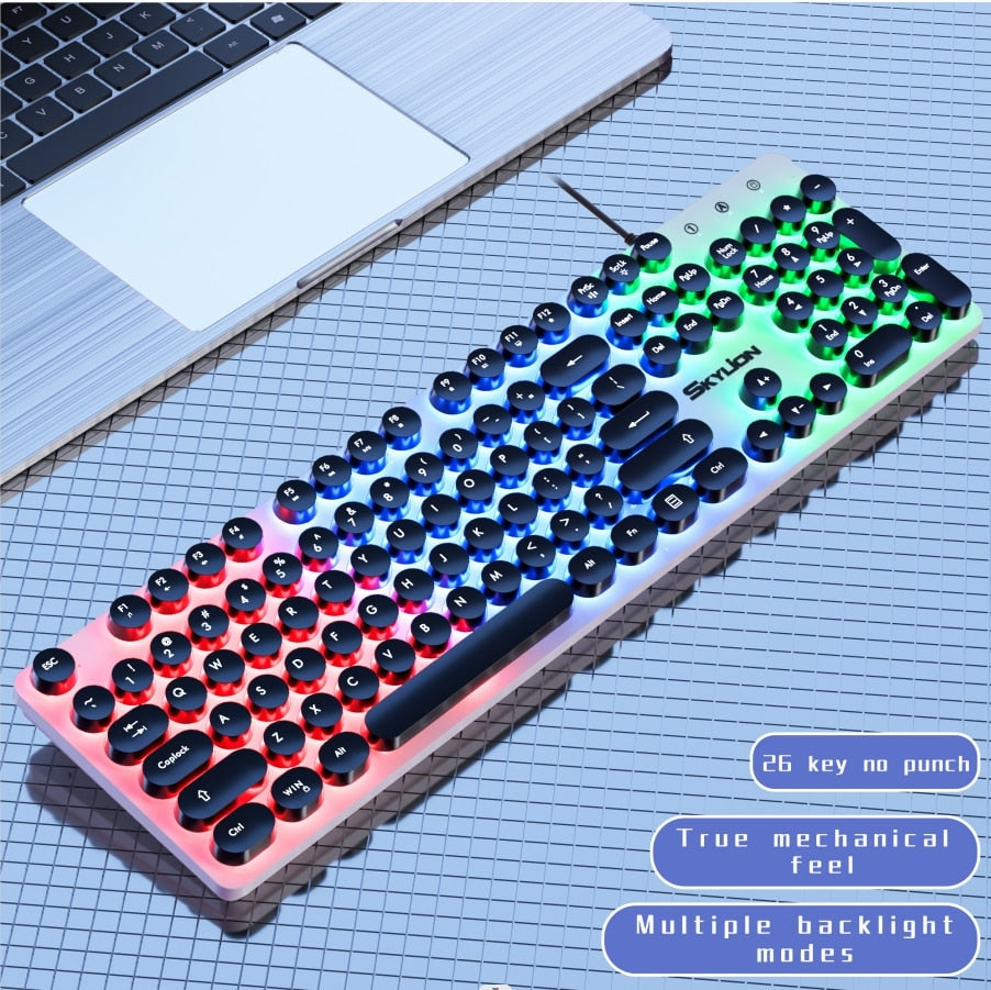 Wired 104 Keys Membrane Keyboard