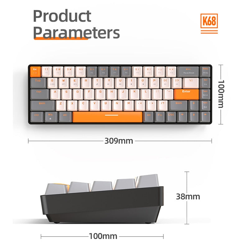 Wireless Gaming Mechanical Keyboard