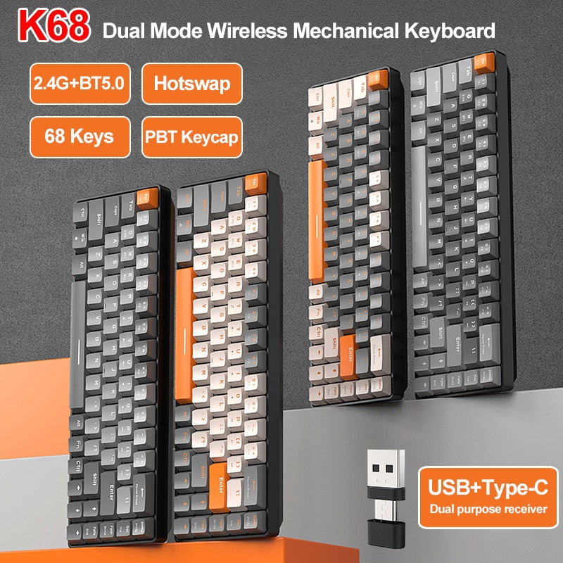 Wireless Gaming Mechanical Keyboard